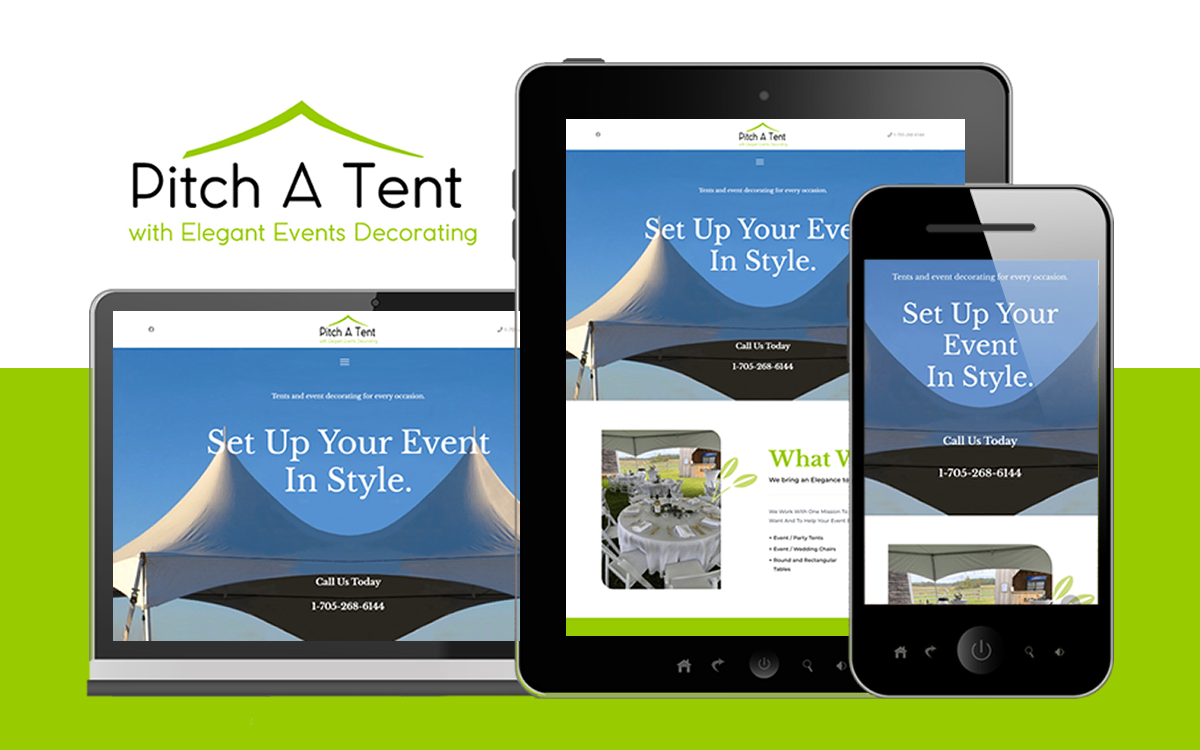 Pitch A Tent website