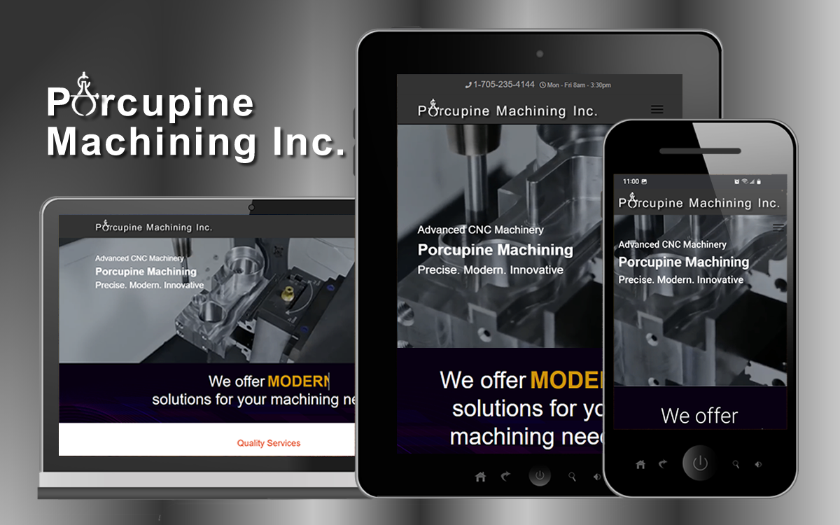 Porcupine Machining website